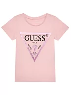 Koszulki dla chłopców - Guess T-Shirt K73I56 K8HM0 Różowy Regular Fit - miniaturka - grafika 1