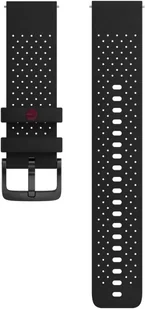 Polar silicone strap 22 mm, black / gray, S-L - Akcesoria do smartwatchy - miniaturka - grafika 1