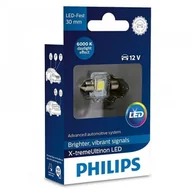 Żarówki samochodowe - Philips Żarówka samochodowa LED Philips X-tremeUltinon 6000K C5W C10W 30mm 12V 1W I35-7546 - miniaturka - grafika 1