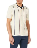 Bluzy męskie - Merc of London Męska bluza polo Eden, kość słoniowa, XL - miniaturka - grafika 1