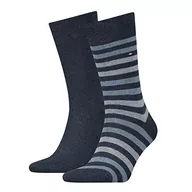 Skarpetki męskie - Tommy Hilfiger CLSSC Sock (pakiet 2) dla mężczyzn, Niebieski (Jeans), 39-42 EU - miniaturka - grafika 1