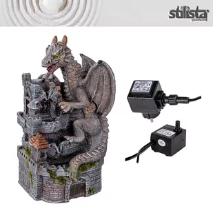 FONTANNA KASKADA OGRODOWA SMOK LED + POMPA - Fontanny ogrodowe - miniaturka - grafika 3