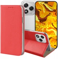 Etui i futerały do telefonów - ETUI Z KLAPKĄ DO HONOR 400 LITE CZERWONE ZAMYKANE MAGNETYCZNE KABURA CASE - miniaturka - grafika 1