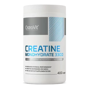OstroVit Creatine Monohydrate 3300mg 400kaps. Kreatyna Monohydrat - Kreatyna - miniaturka - grafika 1