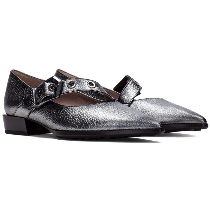 Baleriny damskie z paskiem Hispanitas HI254196 BOLMET-I25 PLOMO R.38