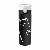 Kubki termiczne - 66709 Kubek termiczny ze wskaźnikiem temperatury Kitty Love 350 ml AMBITION - miniaturka - grafika 1