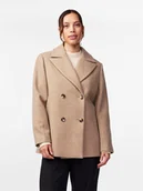 Płaszcze damskie - YAS Płaszcz przejściowy Ignite 26032855 Beżowy Regular Fit - miniaturka - grafika 1