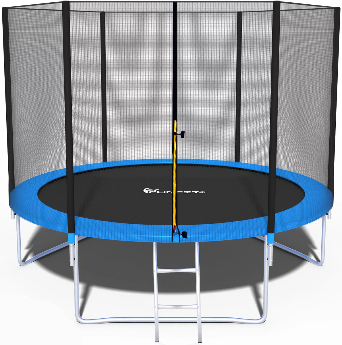 FunFit Trampolina Ogrodowa 312CM Z Siatką Drabinka