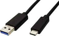 Kable USB - Kabel USB Roline USB-A - USB-C 1 m Czarny 11.44.9011 - miniaturka - grafika 1