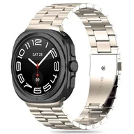 Akcesoria do smartwatchy - Pasek do SAMSUNG GALAXY WATCH ULTRA (47MM) Tech-Protect Stainless Titanium srebrne - miniaturka - grafika 1
