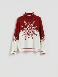 Reserved - Golf ze świątecznym motywem - wielobarwny - Swetry męskie - miniaturka - grafika 1