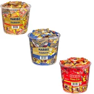 Żelki - Zestaw 3 smaków żelek Goldbaren,Cola, Gute-Nacht mini 300x10g 3kg - Haribo - miniaturka - grafika 1