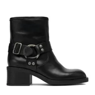 Botki damskie - Botki G-Star Raw EO-EYLUL-4769 Czarny - miniaturka - grafika 1