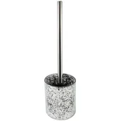Akcesoria do wc - Szczotka WC Silver Glass srebrna - miniaturka - grafika 1