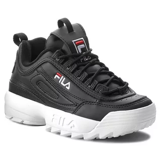 Buty sportowe damskie - Fila DISRUPTOR LOW WMN 101030225Y czarny - grafika 1