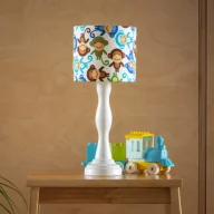 Lampy stojące - Lampka nocna dla dzieci Happy Monkeys White- różne warianty - miniaturka - grafika 1