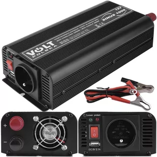 Przetwornica Napięcia 12V 230V Sinus 500W 1000 USB - Przetwornice samochodowe - miniaturka - grafika 1