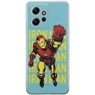 Etui i futerały do telefonów - Etui Iron Man 009 Marvel Nadruk pełny Niebieski Producent: Xiaomi, Model: REDMI NOTE 12 4G - miniaturka - grafika 1