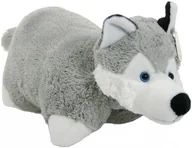 Maskotki i pluszaki - poduszka na rzep PIES HUSKY DUŻA | P2472 - miniaturka - grafika 1