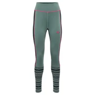 Spodnie sportowe damskie - Damskie legginsy Kari Traa Sara Pants Rozmiar: L / Kolor: zielony - miniaturka - grafika 1