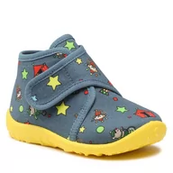 Buty dla chłopców - Kapcie Superfit 1-009253-8070 M Blue/Multicoloured - miniaturka - grafika 1