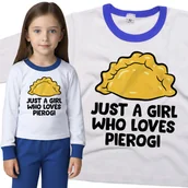 Piżamy dla dziewczynek - Piżama dziecięca Dziewczyna Która Kocha Pierogi 98/104 - VoloDonum - miniaturka - grafika 1