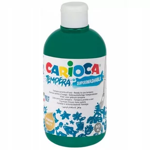 Carioca Farba tempera zieleńmorska 500ml - Przybory szkolne - miniaturka - grafika 1