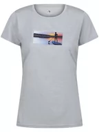 Koszulki sportowe damskie - Regatta Koszulka funkcyjna "Fingal VII" w kolorze szarym - miniaturka - grafika 1