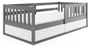 Grafitowe łóżko dla dziecka ze schowkiem S2-L64 - Łóżka dla dzieci i młodzieży Grafitowe łóżko dla dziecka ze schowkiem S2-L64 - Łóżka dla dzieci i młodzieży - miniaturka - grafika 1