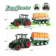 Samochody i pojazdy dla dzieci - Traktor z przyczepą i belkami słomy - TOYS Paweł Wojda - miniaturka - grafika 1
