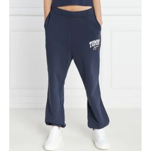 Tommy Jeans Spodnie dresowe | flare fit - Dresy damskie - miniaturka - grafika 1