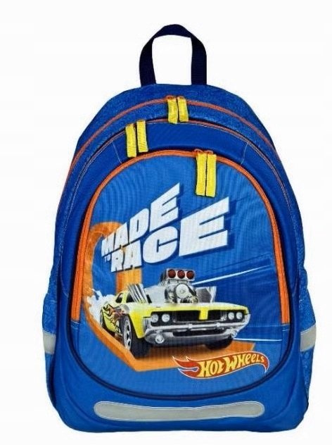 Hot Wheels Auta Plecak szkolny wielokomorowy A4 Tornister Szkoła