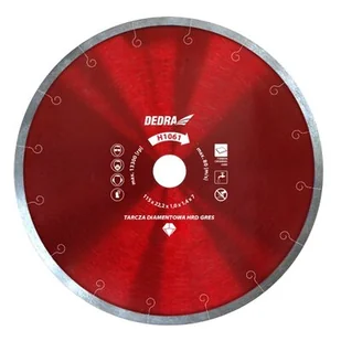 Dedra Tarcza diamentowa HRD GRES H1065E 1601do1700-24-uniw - Tarcze do pił - miniaturka - grafika 1