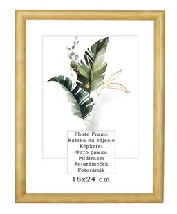 Drewniana ramka na zdjęcia z serii "Natura" 18x24 cm - Ramki na zdjęcia - miniaturka - grafika 1