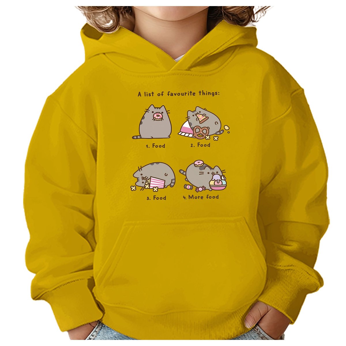 BLUZA DZIECIĘCA PUSHEEN KOT 110-116 DLA DZIEWCZYNKI CHŁOPCA PREZENT