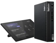 Mini PC - Lenovo ThinkSmart Tiny Kit + Controller Intel® Core™ i3 i3-13100T 16 GB DDR4-SDRAM 256 GB SSD Windows 11 IoT Enterprise Mini PC Czarny 12XH0008MT - miniaturka - grafika 1