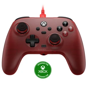 [Certyfikat Xbox] Przewodowy Kontroler do Gier GameSir T7, 1 Miesiąc Darmowego XGPU, Drążki z Efektem Halla - Rubinowa czerwień - Kontrolery do Xbox - miniaturka - grafika 1