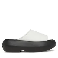 Klapki i japonki damskie - Klapki LOVE MOSCHINO JA28207I0MI40100 Biały - miniaturka - grafika 1