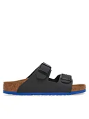 Buty dla chłopców - Birkenstock Klapki Arizona Kids 1029491 S Czarny - miniaturka - grafika 1