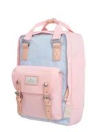 Plecaki - Doughnut, Plecak Macaroon Iceberg x Sakura 16L, D010-5991-F, Różowo-niebieski - miniaturka - grafika 1