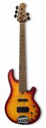 Gitary basowe - Lakland Skyline 55-02 Deluxe Bass, 5-String - Quilted Maple Top, Cherry Sunburst Satin gitara basowa - miniaturka - grafika 1