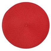Obrusy i serwetki - Mata słomkowa 38 cm czerwona - miniaturka - grafika 1