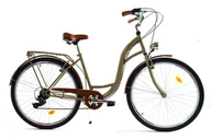 Rowery - Rower Dallas City 28" 7spd - cappucino z brązem - miniaturka - grafika 1