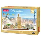 Puzzle - Puzzle 3D City Line Barcelona - miniaturka - grafika 1