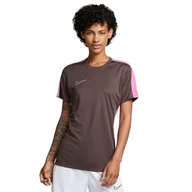 Koszulki i topy damskie - Nike Damskie W Nk Df Acd23 Top Ss Branded, Baroque Brown/Playful Pink/Playful Pink, DX0521-237, S - miniaturka - grafika 1