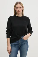 Swetry damskie - Tommy Hilfiger sweter damski kolor czarny lekki WW0WW43202 - miniaturka - grafika 1