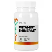 Witaminy i minerały - MyVita WITAMINY I MINERAŁY Complex MAX 30 tabletek - miniaturka - grafika 1