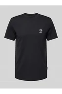 Koszulki męskie - T-shirt z wyhaftowanym motywem i napisem model JANUS - Blend - miniaturka - grafika 1
