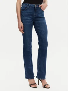 Guess Jeansy WBGA58 D4MZ0 Granatowy Straight Leg - Spodnie damskie - miniaturka - grafika 1