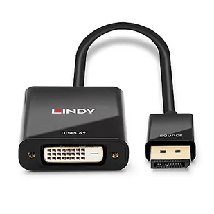 Lindy 41734 adapter DisplayPort na DVI-D Czarny 41734 - Kable komputerowe i do monitorów - miniaturka - grafika 2